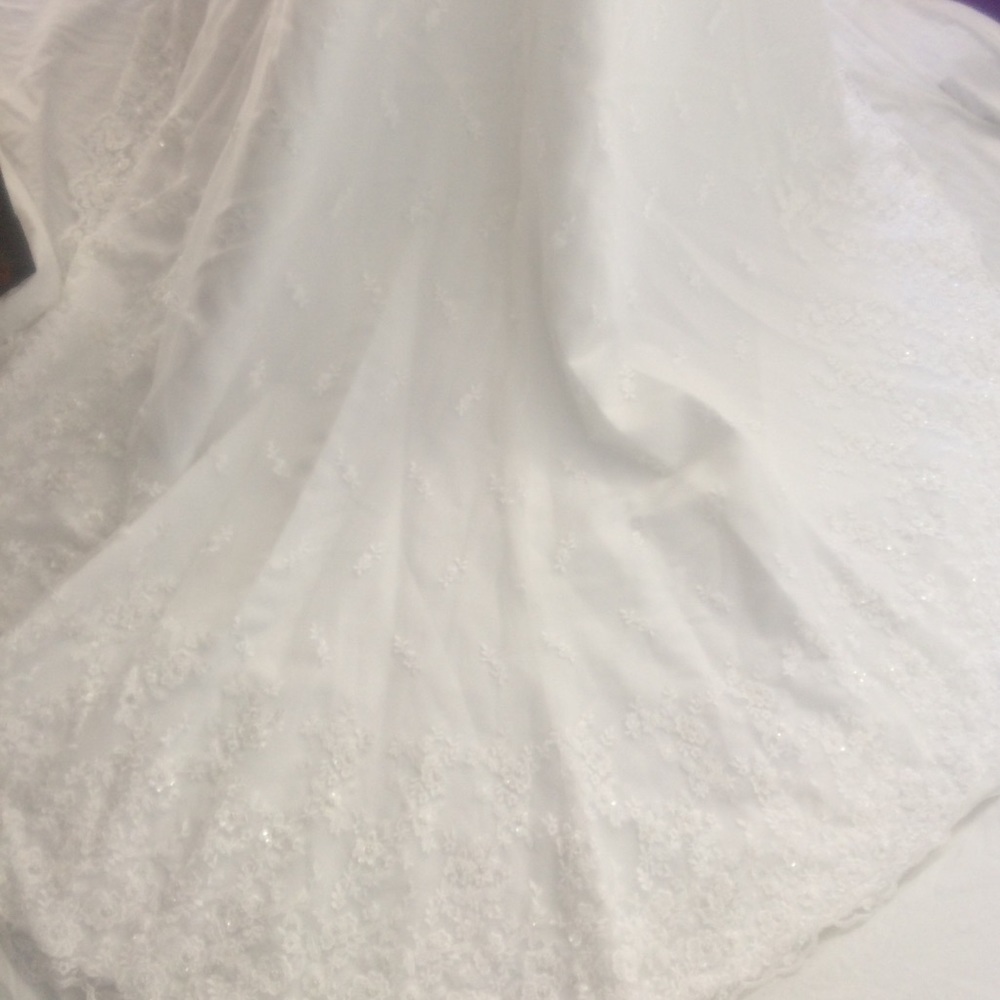 SALE! David’s Bridal wedding gown/dress size 20 - Picture 7 of 8